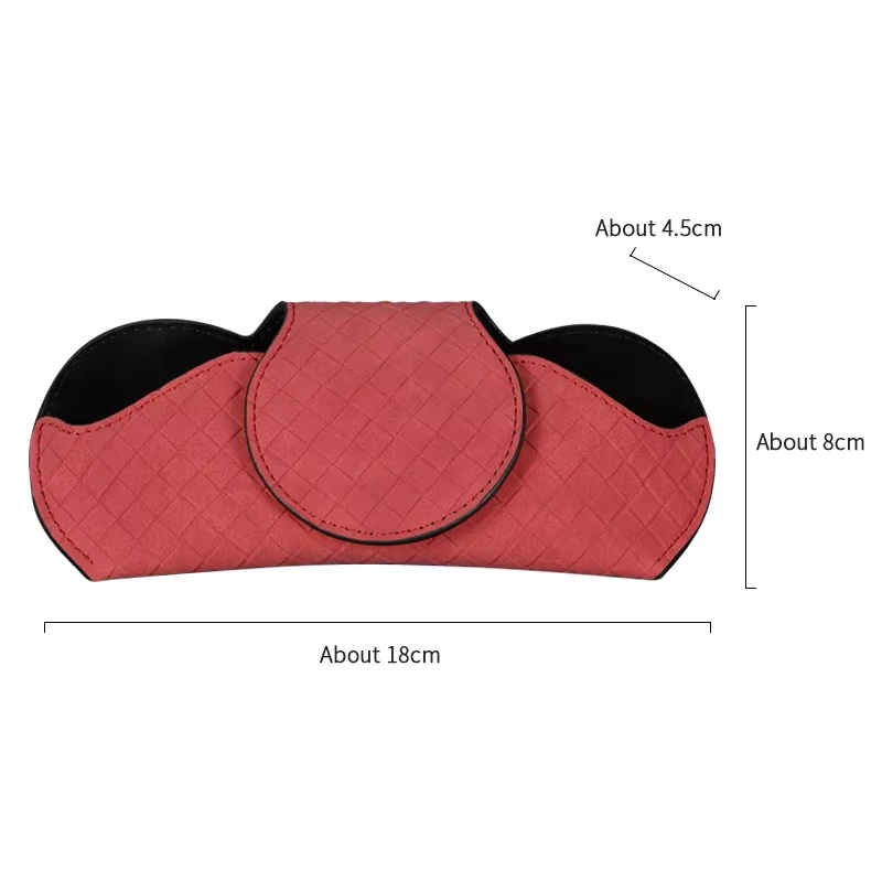 Car Visor Glasses Case Magnetic Leather Sunglasses Holder For Chery Jetour X70 X70SM X90 X95 Dashing i-DM T2 T3 6