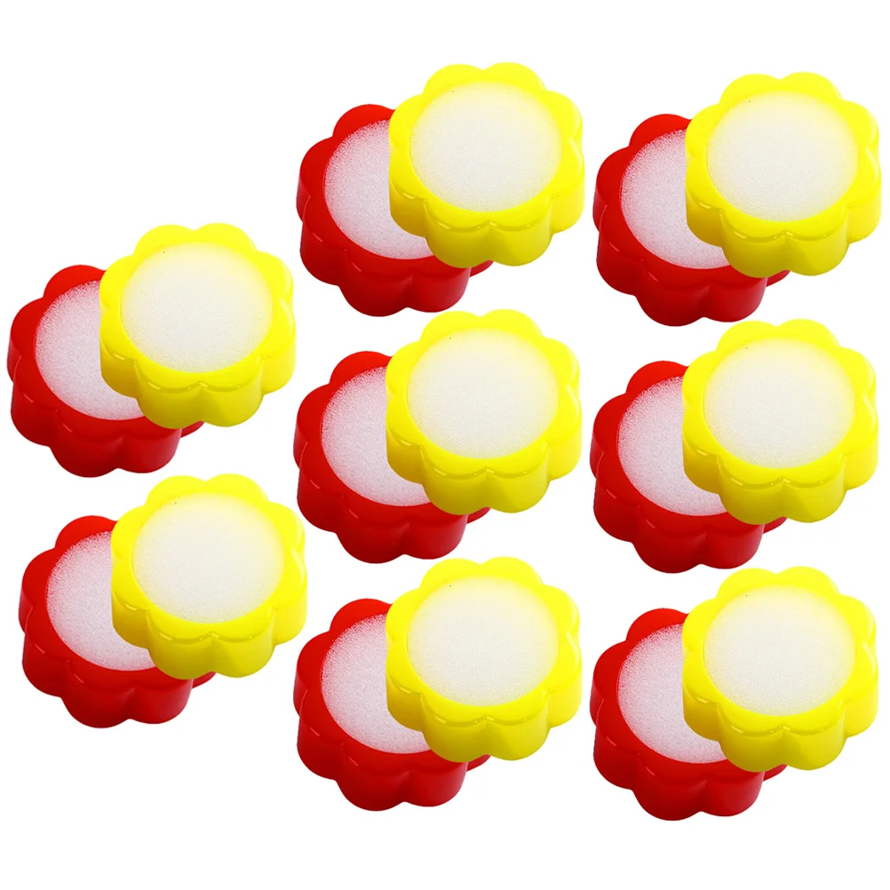 

16 Pcs Water Dip Stationery Wetsponge for Bills Hands Counting Money Sponges Finger Moisteners Cashier Moisture Pad