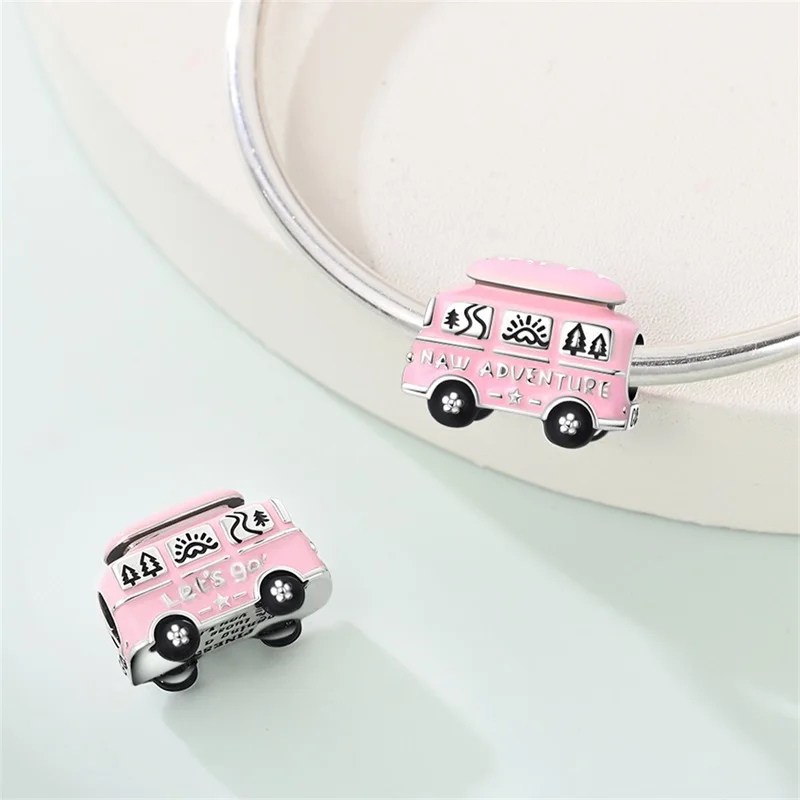 

925 Sterling Silver New Adventure Beads Sparkling CZ Zircon Charms Fit Original Bracelet DIY For Women Pretty Jewelry Gifts