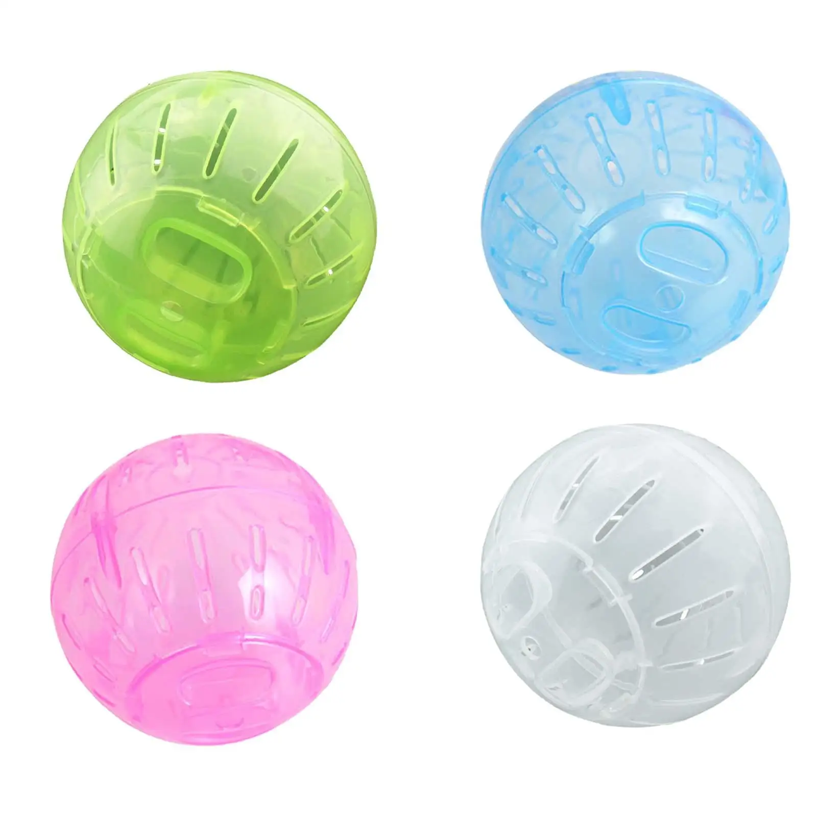 Hamster Exercise Ball Run about Ball Pet Toys Clear 4 inch Hamster Running Ball