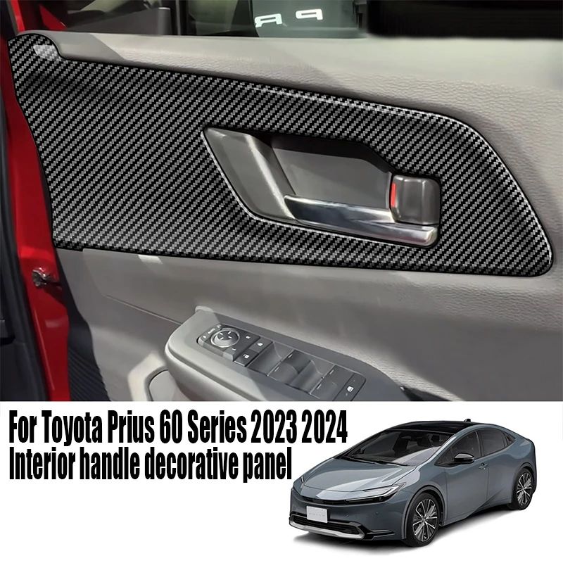 For Toyota Prius 60 Series 2023 2024 ABS material inner handle panel decorative frame