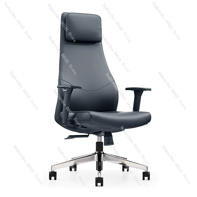 Ergonomic Computer Chair with Backrest, Lifting Swivel Chair, Comfortable and Long Sitting