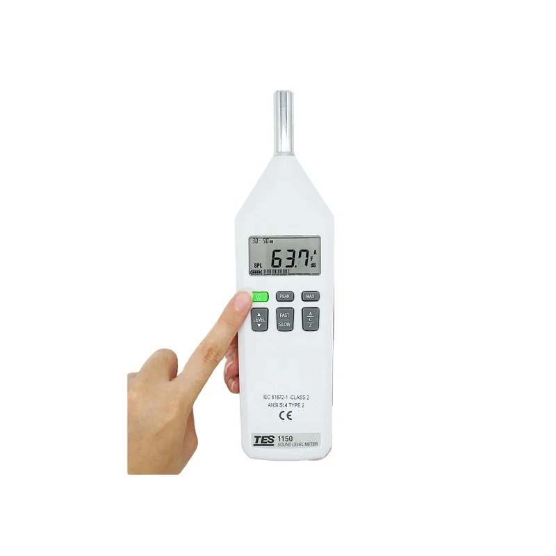 Heißer Verkauf Original Taiwan TES-1150/1151 Volumen Meter Digital Noise Meter Schallpegelmesser auf Lager