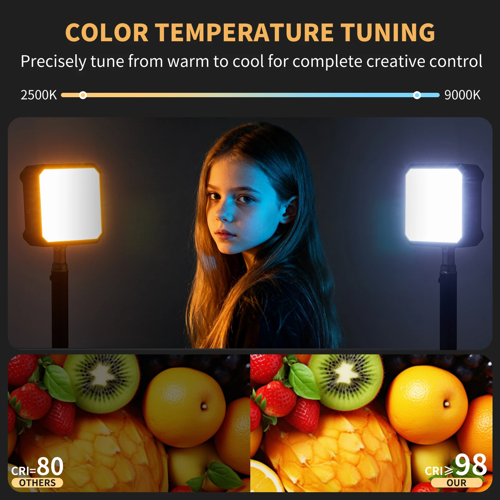 ISHEJS LM01 : Lumière LED magn - Photography Lighting Color avis et prix