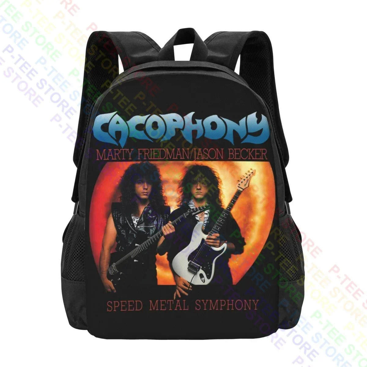 Cacophony Marty Friedman Jason Becker Speed Metal SymphonyBackpack Large Capacity Cute Gymnast Bag