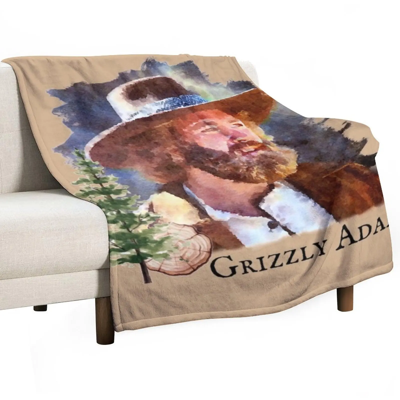 

Grizzly Adams Throw Blanket Sofa Quilt Comforter Giant Sofa for sofa Blankets