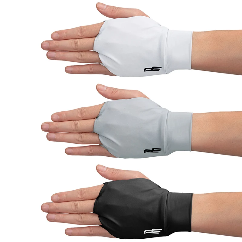 PLAYEAGLE 1pair UV Protect Golf Finger Glove Men Women Right Left Hand Ice Silk Sunscreen Gloves Sun Protector Gloves