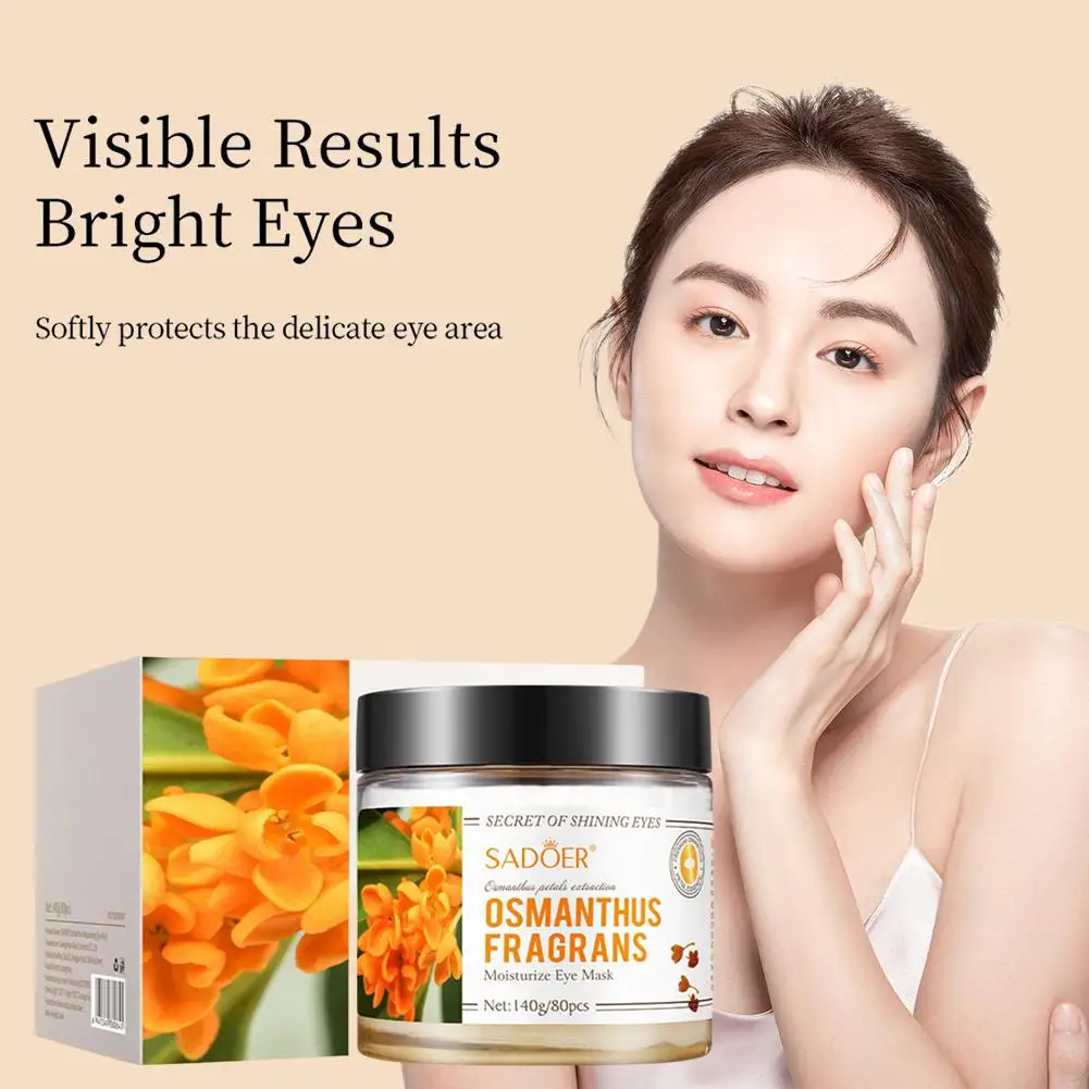 

Osmanthus Eye Mask Eye Patch Moisturizing Moisturize Eyes Dark Removal Circles The Skin Around Dry Wrinkle Reduce Relieve E8T0