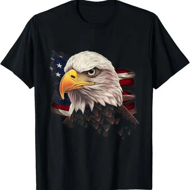 

Футболка с американским белоголовым орлом и флагом США