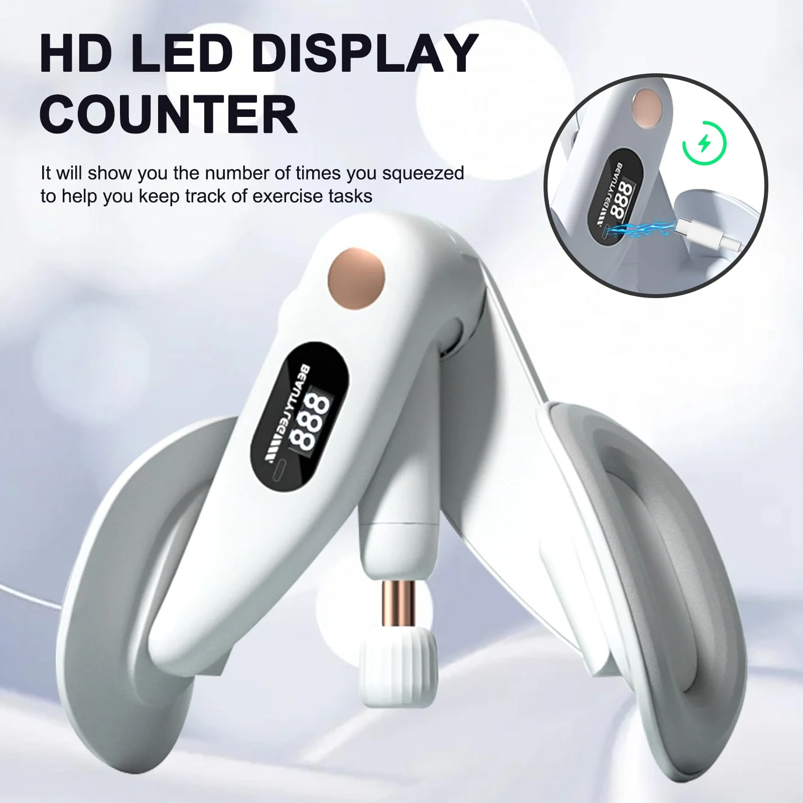 مدرب الفخذ، وسادات سيليكون غير قابلة للانزلاق لتدريب الورك والحوض، معدات تمارين الفخذ الداخلية