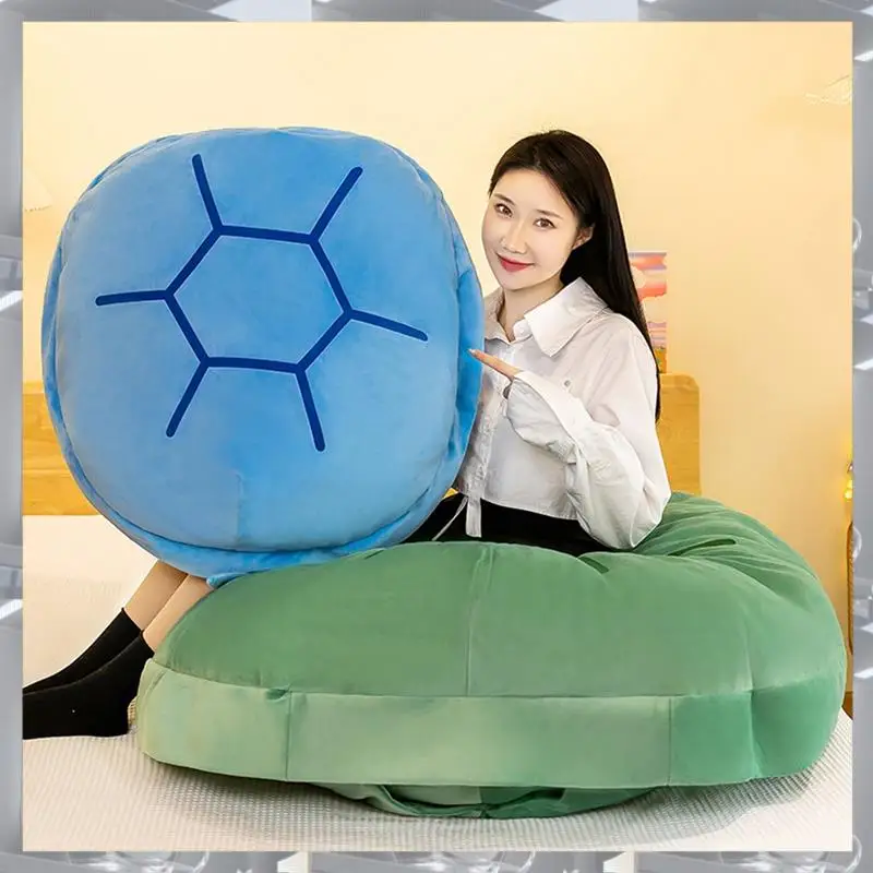 

A84F-Turtle Shell Pillow Funny Wearable Plush Large Sleeping Bag Lazy Sofa