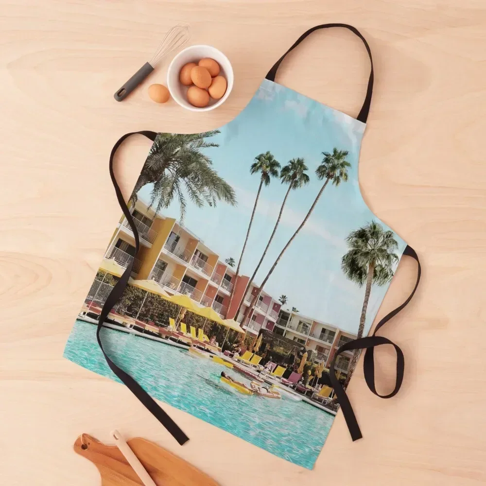 

Palm Springs Hotel Apron Home Cleaning Kitchen Things And For Home christmas kitchen cloths bib Apron