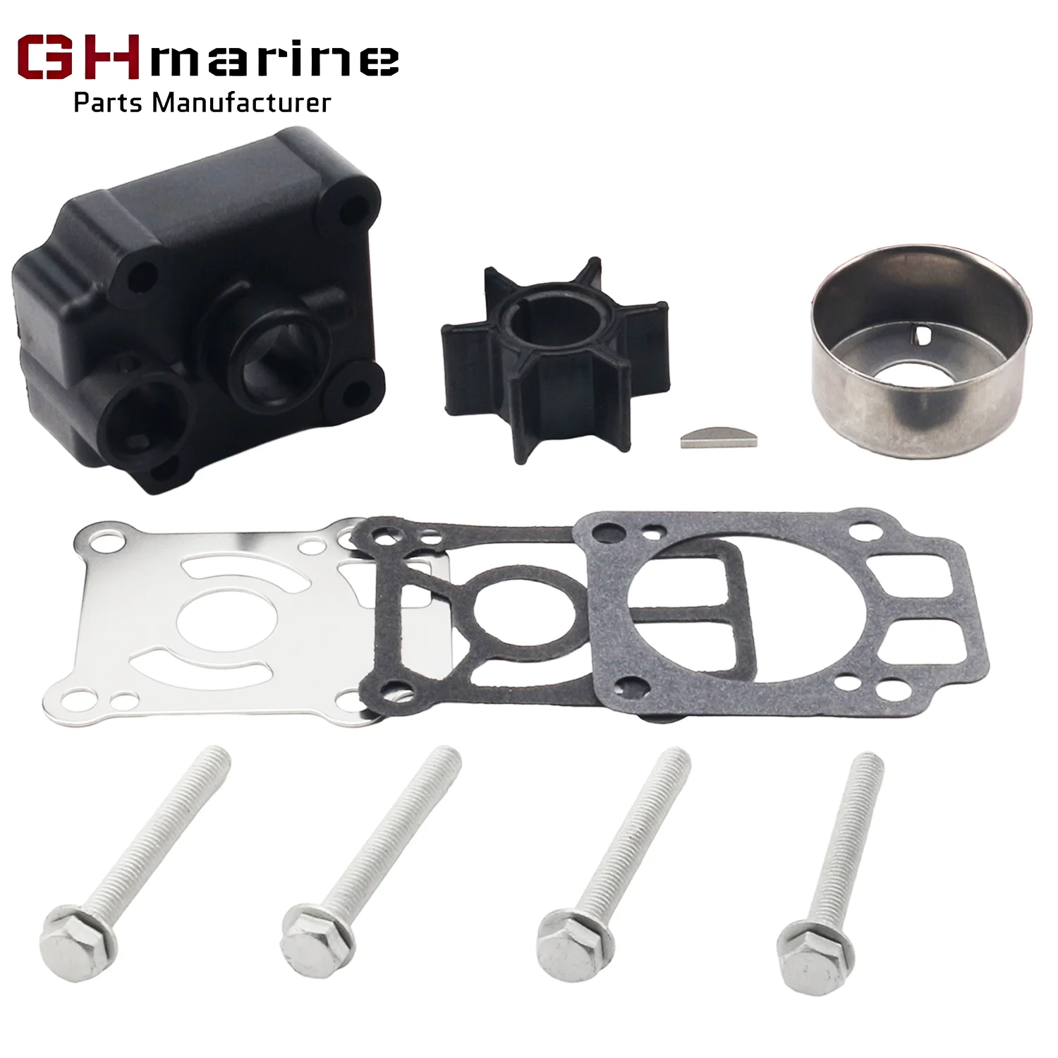 

361-87322 Replace Nissan Tohatsu 25 30 35 40 HP NS25C2 NS25C3 M25C2 M25C3 NS30A3 NS30A Outboard Water Pump Impeller Service Kit