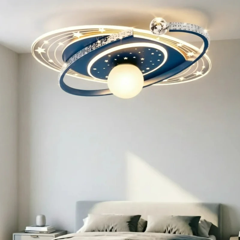 52cm Starry Ceiling Lamp for Master Bedroom Room Light Creative Modern LED Lighting Design for Home Decor