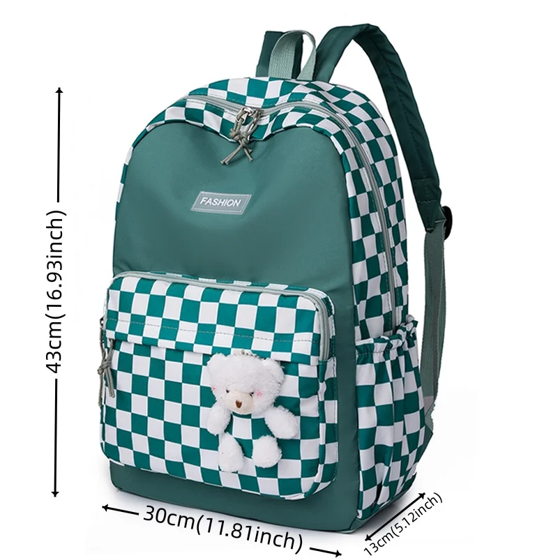 Mochila escolar de nylon impermeável para mulheres, mochila de viagem de grande capacidade, mochila de lazer de alta qualidade, estudante feminina,