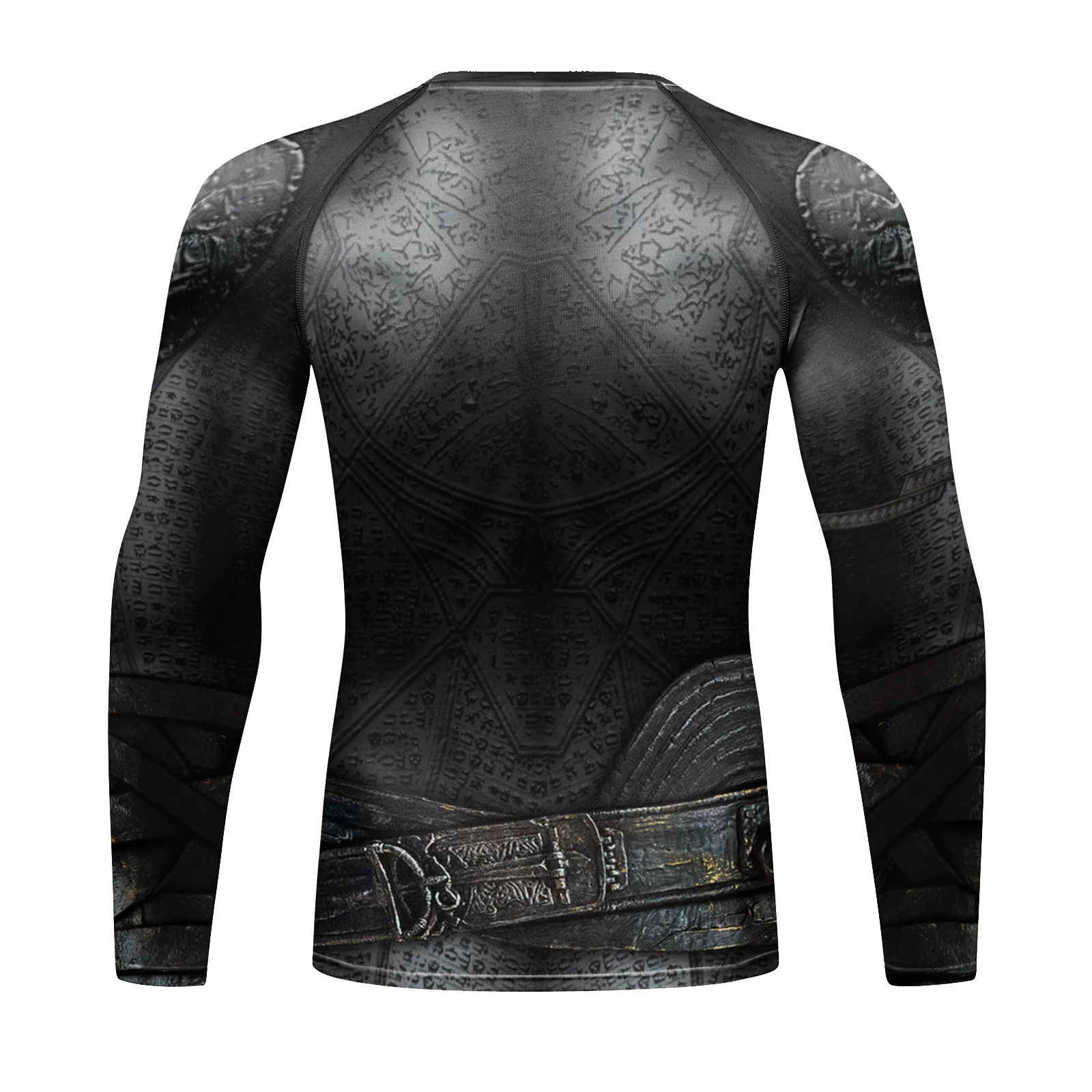 2023 Running Men Long Sleeve Tight Sports Cool T-Shirt 3D Print Compression Gym MMA Jiu Jitsu Rashguard Quickly Dye Jogging Tops