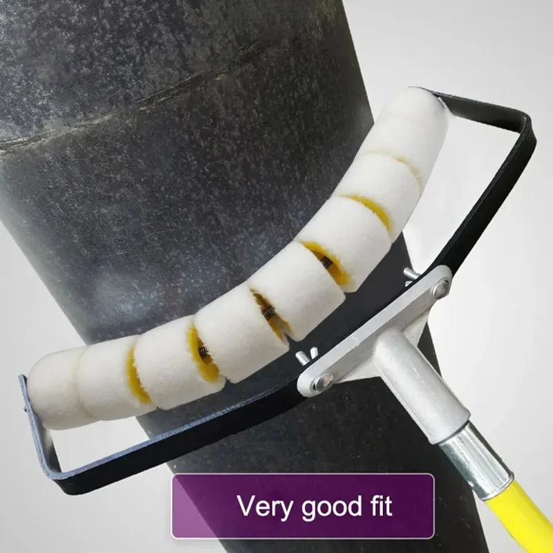 Paint Runner Roller Street Light Pole Professional Pipe Brush Round Tube Painting Tools Rollers