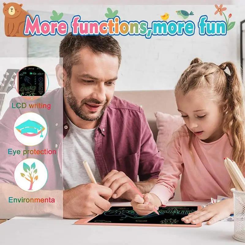 Almohadilla de dibujo LCD, tableta de dibujo, almohadilla para garabatear, juguete educativo, almohadilla de escritura LCD, tablero para garabatear, tablero de dibujo, tablero de escritura borrable