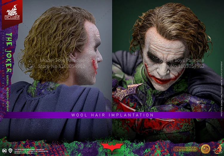HOTTOYS HT MMS752AE 1/6 Giocattoli da collezione Joker Travestimento Batman Trapianto di capelli Versione Soldato 12 ''Action Figure Modello Regali