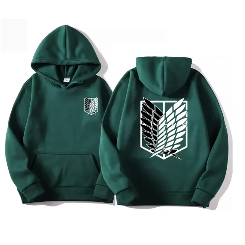 Attack on Titan Men's Hoodie Anime Hoodies Men and Women Streetwear Pullover Harajuku Shingeki No Kyojin Hoodies Sweatshirt
