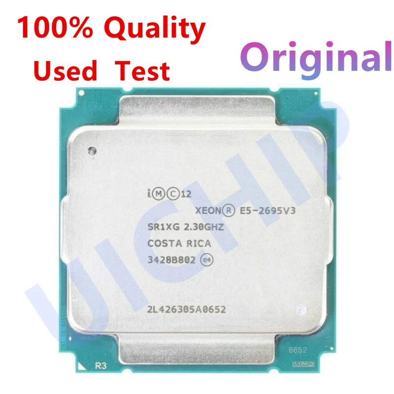 100% Original Xeon E5 2695 V3 SR1XG 2.3GHz 14-Cores 35M LGA 2011-3 2695V3 processor cpu