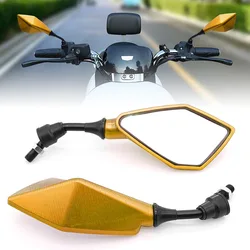 1 Pair Motorcycle Rearview Mirror Replacement Parts Scooter E-bike Reversing Auxiliary Mirror Modified Accessories