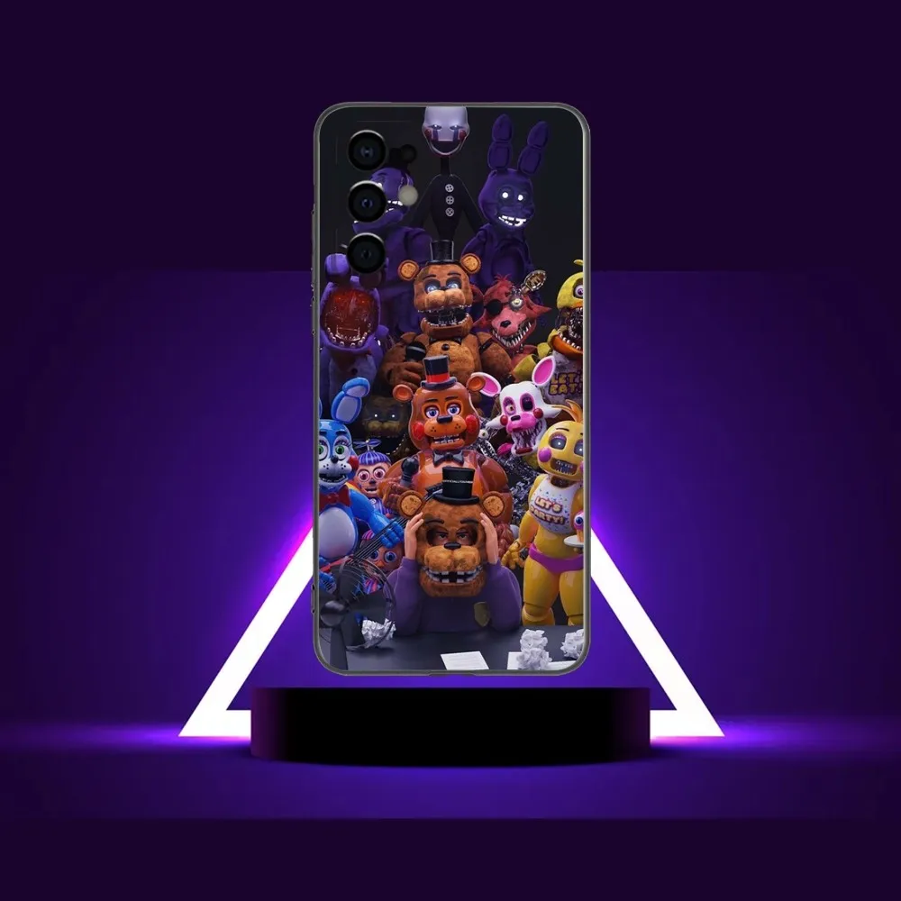 Five-Nights-At-Freddys F-Fnaf Phone Case For Samsung Galaxy A13,A21s,A22,A31,A32,A52,A53,A71,A80,A91 Soft Black Shell