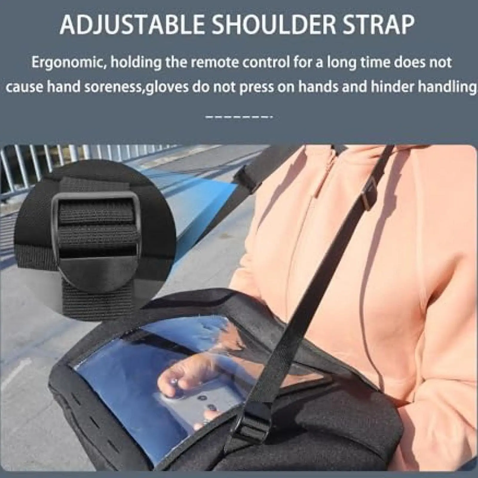 RC Transmitter Warm Glove, Portable, Oxford Cloth Accessories Professional Durability, Cold Air Shield Winter Warm Gloves
