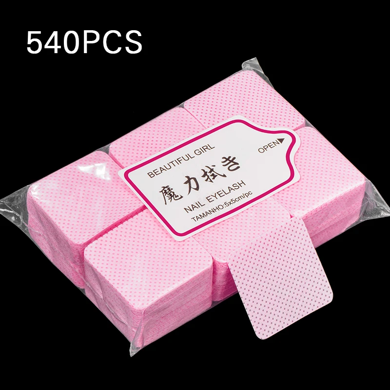 Lint Free Nail Polish Magic Remover Cotton Wipes UV Gel Polish Remover Cleaner Paper Pad Nail Art Cleaning Manicure Tools Tips