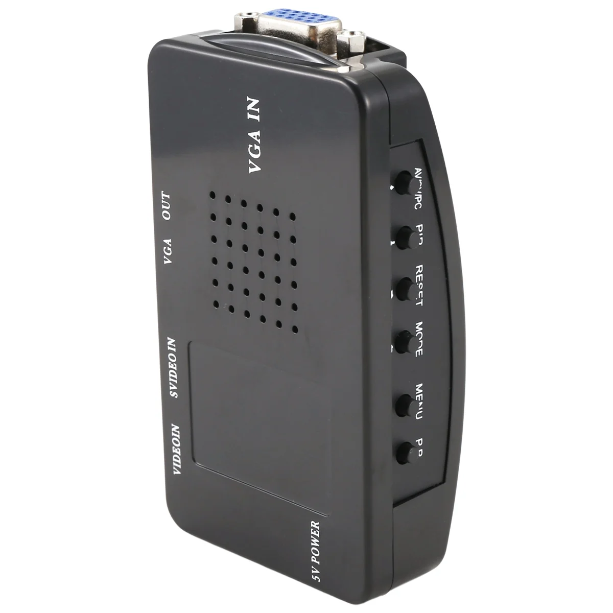 M22KAV to VGA Adapter RCA VGA Converter PC RCA Composite S-Video AV Input to PC VGA LCD Output Converter Switch Box