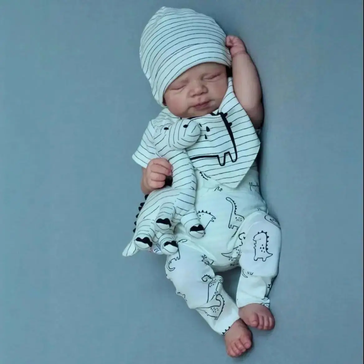 Bambola Reborn Pascale Heirloom da 19 pollici, corpo morbido ponderato, ciuccio magnetico e ciglia artigianali, regalo certificato CE per bambini