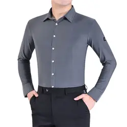 Ropa de baile latino de manga larga para hombre, ropa de baile de salón de Vals, camisas de rendimiento, Top de ropa de manga corta