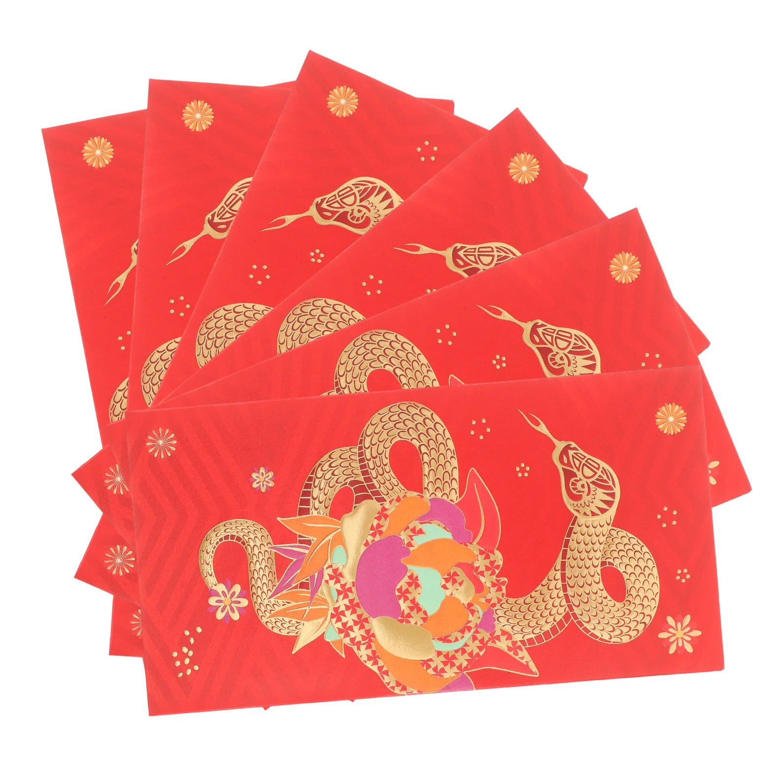 6 Pcs Red Envelope Bag Chinese Envelopes Lucky Money New Year Hong Bao Cute Wedding Festival China