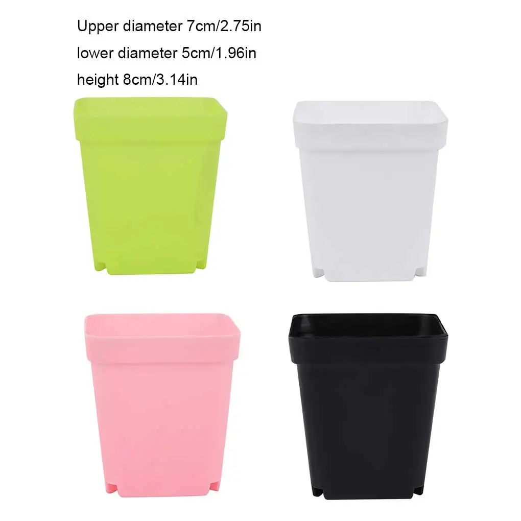 Portátil lavável Seedling Container, Flower Pot, Acessórios, 5 pcs