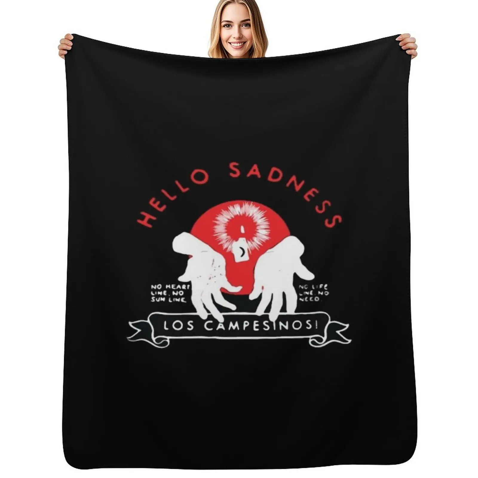 

Los Campesinos 1 Throw Blanket Furry Designers blankets and throws Plaid Blankets