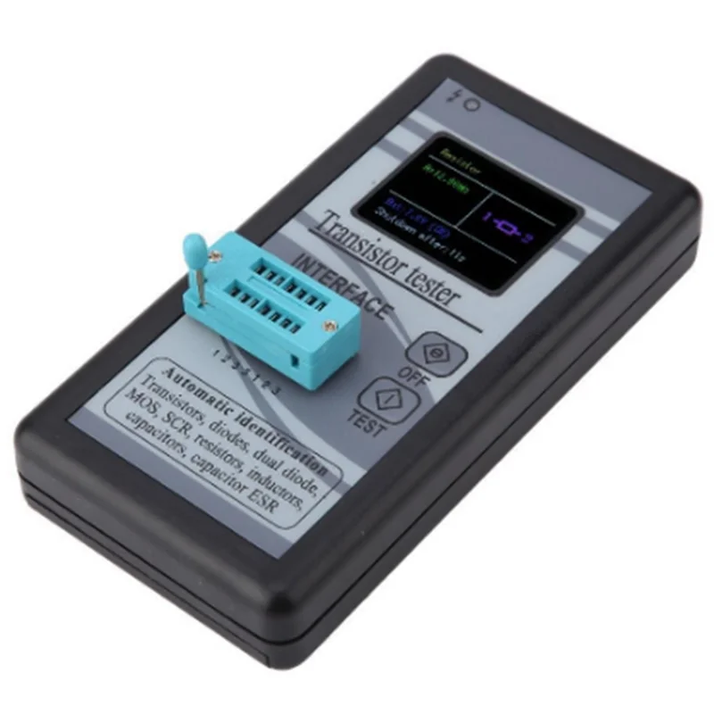 Multi-Purpose M328 Transistor Tester Diode Thyristor Capacitance Resistor Inductance MOSFET ESR Meter LCD Digital