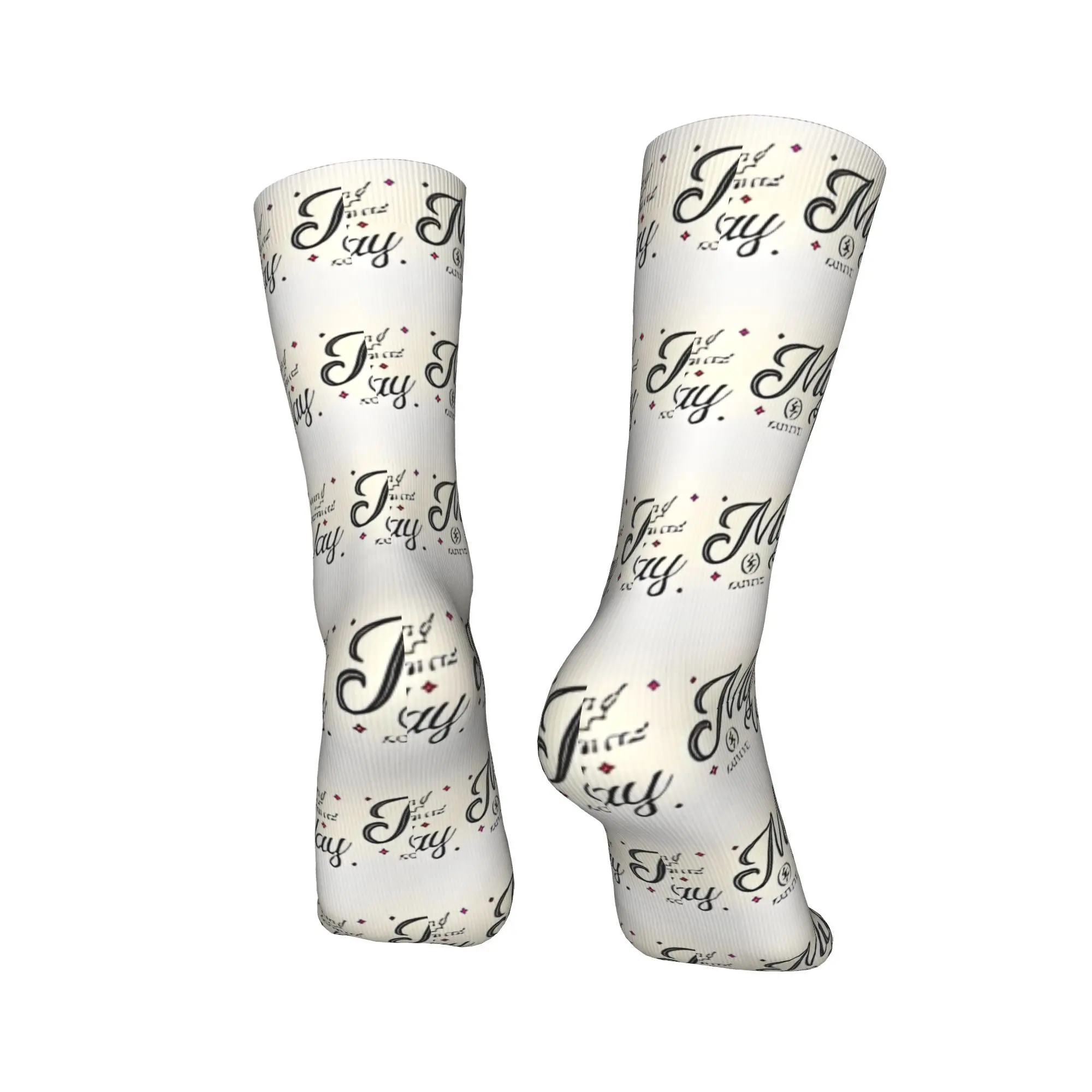 KATSEYE My Way ถุงเท้าออกแบบถุงน่องถุงเท้าผู้ชายลื่นคุณภาพฤดูใบไม้ร่วง Vintage ถุงเท้าปีนเขา