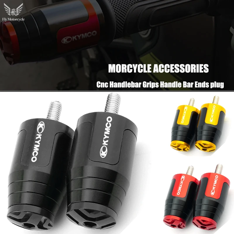 

Motorcycle For KYMCO Downtown 125 200 250 300/i 350i k-xct 300 Xciting 250 300 400/i CNC Handlebar Grips Handle Bar Ends plug