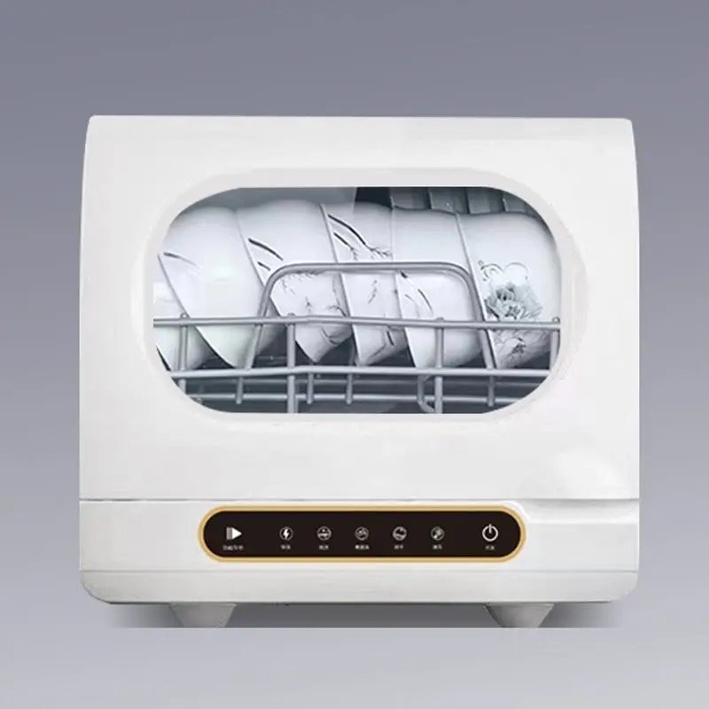 Factory Direct Compatible with Smart Desktop Dishwasher Installation Free Fully Automatic Small Household 110V Dishwashing