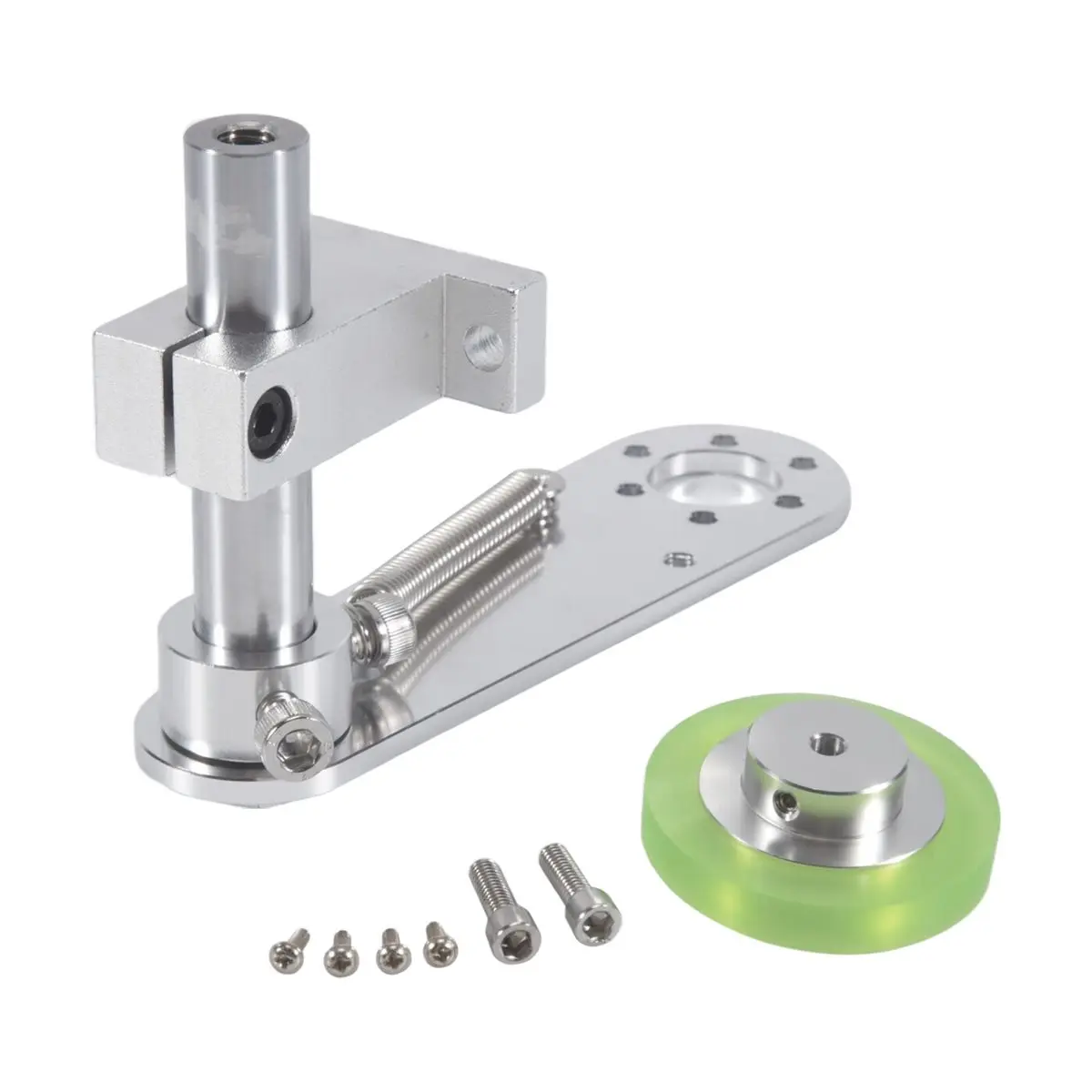 Eco-friendly 200mm Aluminum Polyurethane Industrial Encoder Wheel Measuring Wheel with Type 20mm Aluminum Encoder Mounting Brack