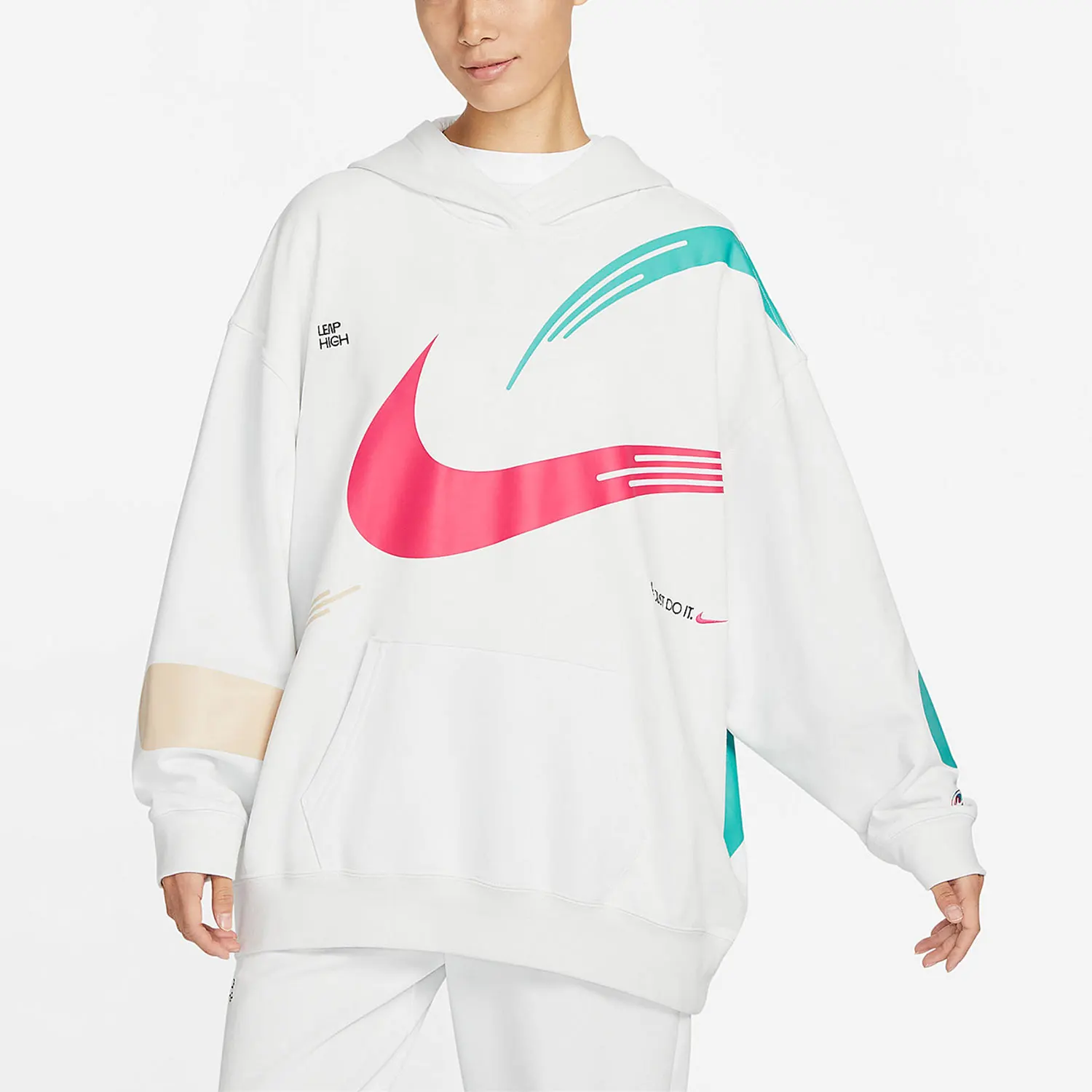 

Nike genuine genuine Spring New Women's Loose Hooded Sweatshirt FD4798-121