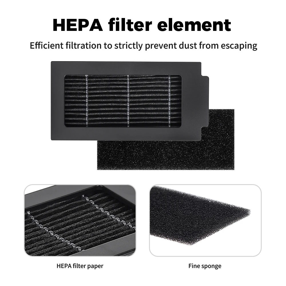 Filtry HEPA Akcesoria do ECOVACS DEEBOT T50 Pro/ T50 Omni/ T50 Pro Omni/ T30C Robot Odkurzacz Filtry Części Zamienne