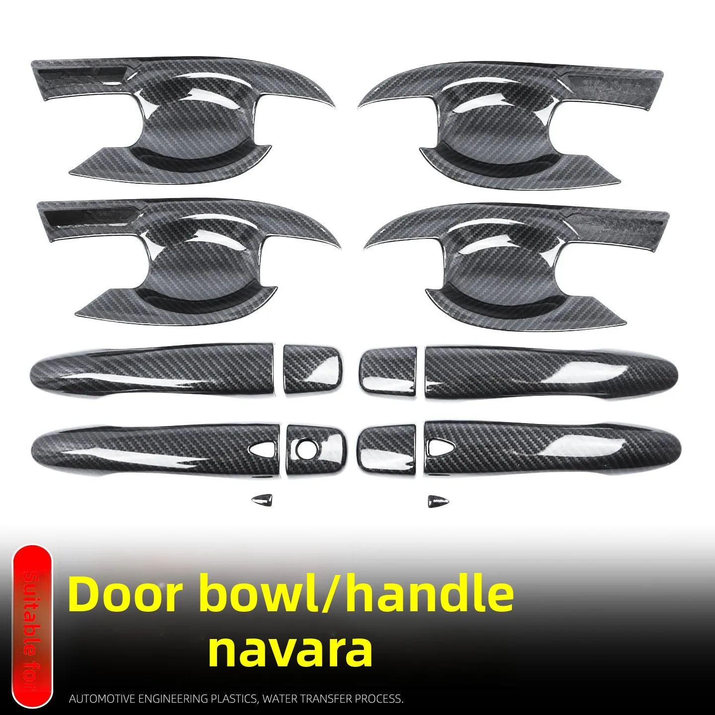 

Suitable 17-23 for Nissan Navarra NAVARA door bowl handle sticker outer handle car exterior modification supplies accessories