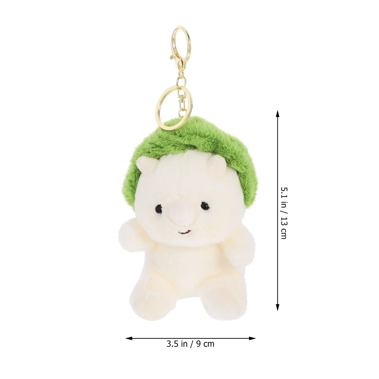 Niedlicher Dinosaurier-Schlüsselanhänger Weiches Plüschtier Anhänger für Tasche Geldbörse Schlüsselring Charm Dinosaurier-Schlüsselanhänger