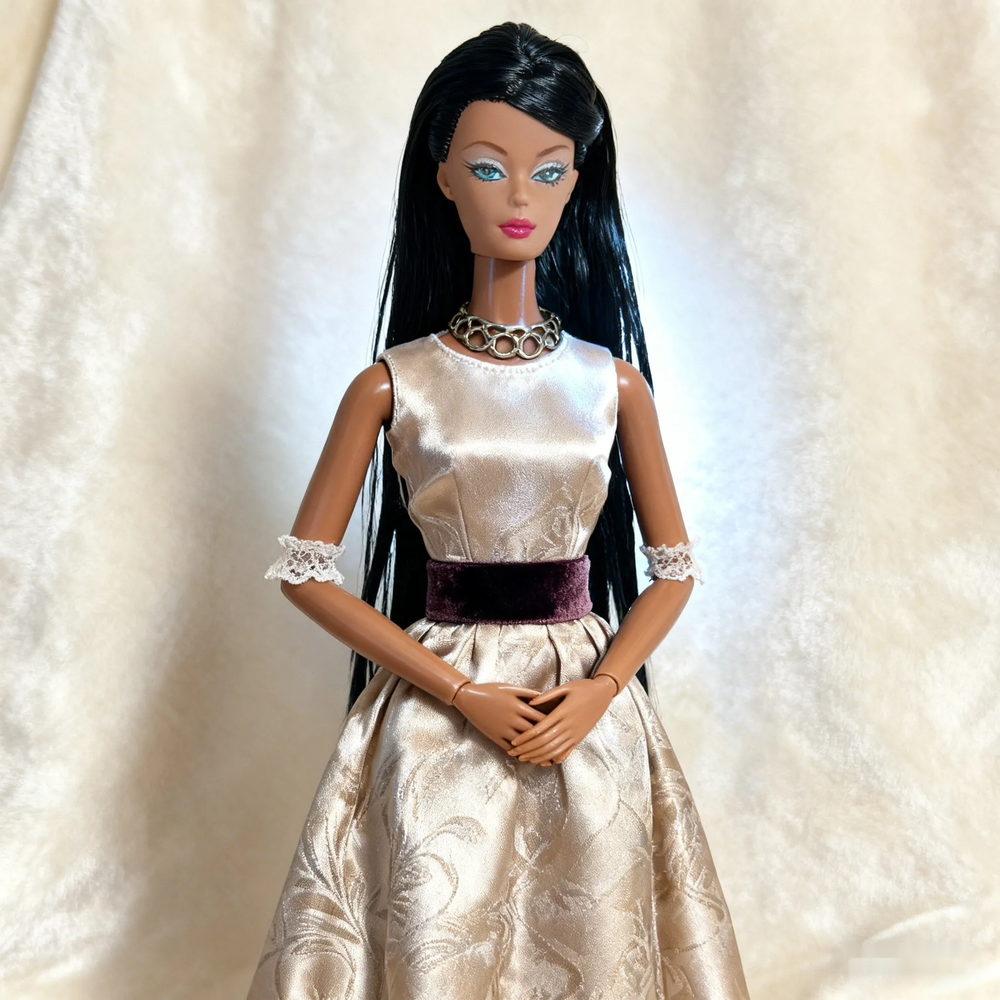 

12.6inch Realistic Collectible BJD Doll - Fashion Model Ball Jointed Doll with 12 Joints for DIY Crafting (No Clothing