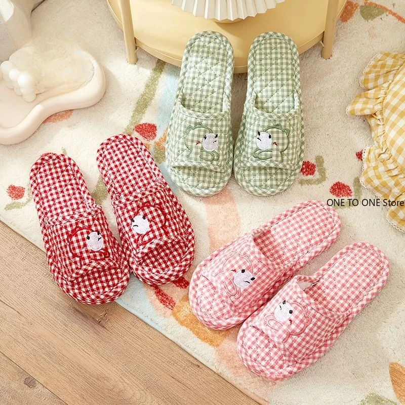 

Wholesale Korean Version Cotton Sole Slippers Wooden Floor, Silent Indoor Soft Sole Home Shoes Machine Washable At Home Zapatos
