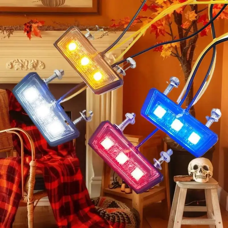 

Motorcycle License Plate Light, Waterproof 12V LED Rear Tail Light