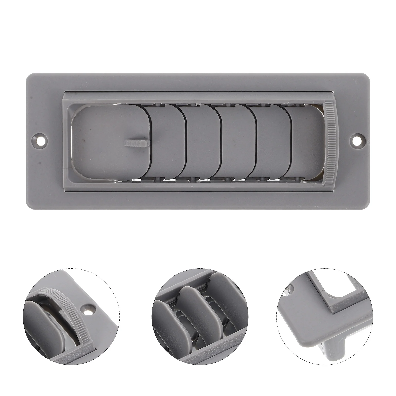 

Universal Car Conditioning Dashboard Air Outlet Grille For Trucks Excavators Engineering Vehicles Durable Hvac Ventilation
