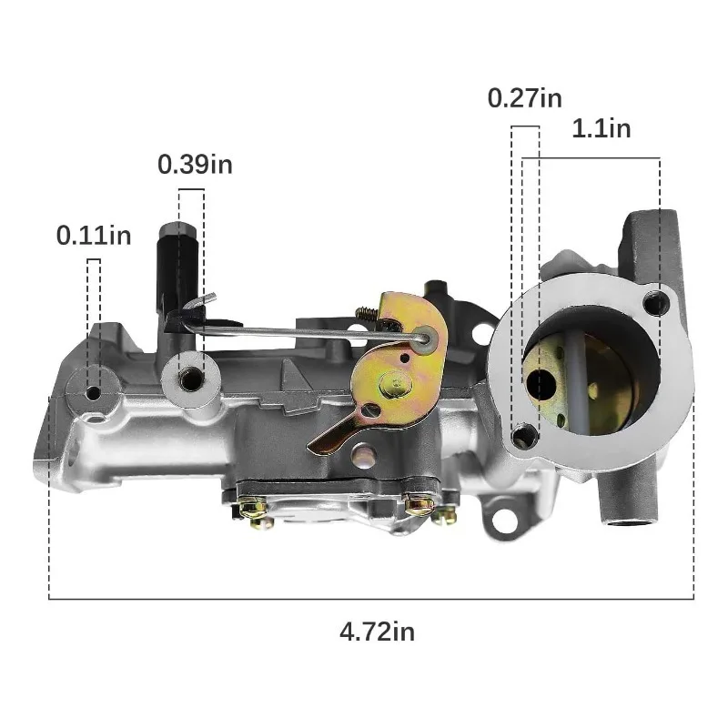 Carburetor for Briggs & Stratton 498298 495426 692784 495951 492611 490533 495459 492645 490524 - view 6