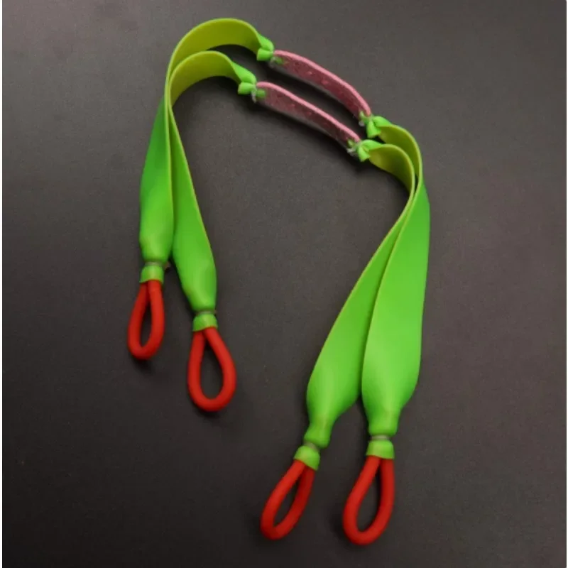 High Elasticity Conical Flat Slingshot Rubber Band Replacement Elastic Band Suitable for Traditional Slingshot Outdoor Shooting